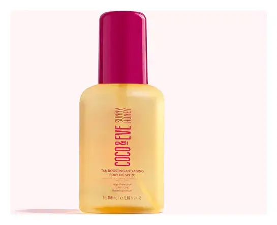Coco & Eve Tan Boosting Anti-Aging Body Oil SPF30