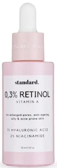 Standard Skin and Beauty 0,3% Retinol Serum With Niacinamide & Hyaluronic Acid