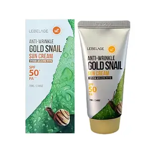 Lebelage Sun Cream SPF 50+ Anti-Wrinkle Gold Snail