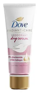 Dove Radiant + Care Deodorant Dry Serum 3% Niacinamide + 10x Collagen
