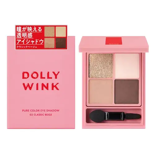 Dolly Wink Pure Color Eyeshadow 02 Classic Beige