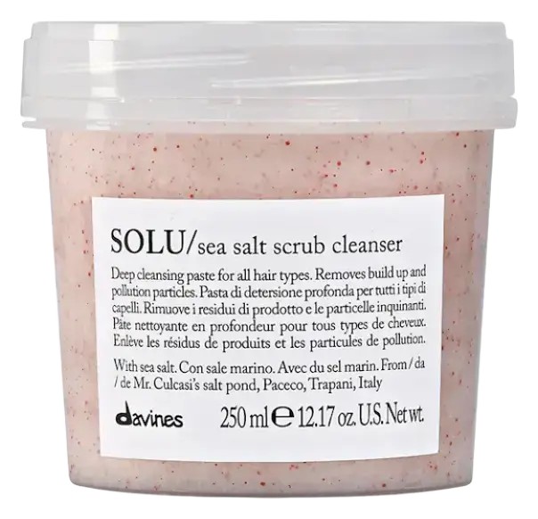 Davines Solu Sea Salt Scrub Cleanser