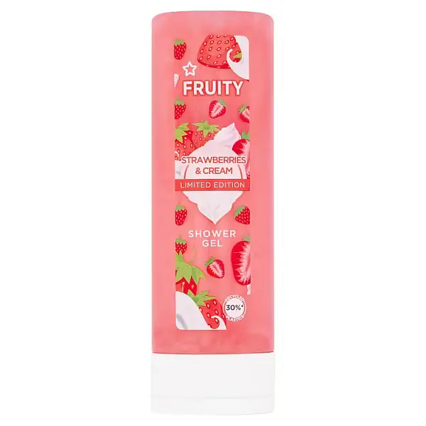 Superdrug Fruity Shower Gel Strawberries & Cream