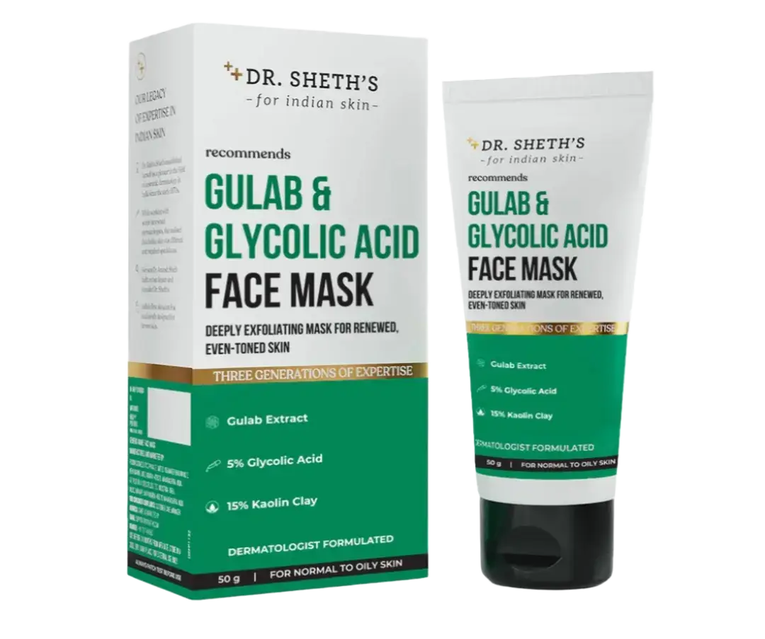 Dr. Sheth's Gulab and Glycolic Acid Face Mask