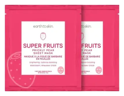 Earth to Skin Super Fruits Prickly Pear Sheet Mask