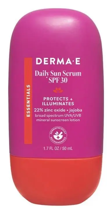 Derma E Daily Sun Serum Mineral Sunscreen Lotion SPF 30