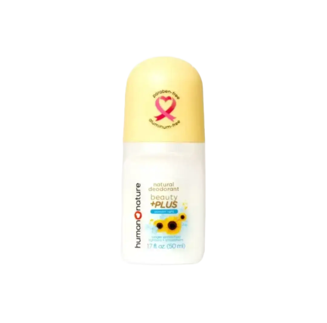 Human Nature Natural Deodorant Beauty +Plus Powder Light
