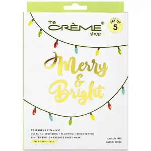 The Creme Shop Merry & Bright Postcard Sheet Mask