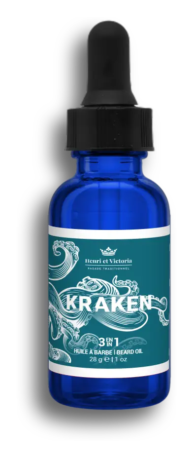 Henri Et Victoria Beard Oil - Preshave Oil Kraken