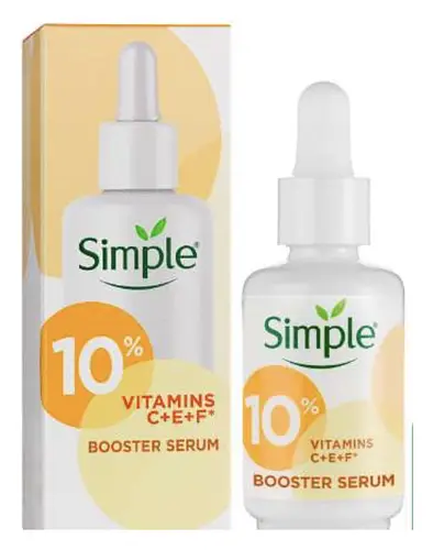 Simple Skincare Booster Serum 10% Vitamins C + E + F