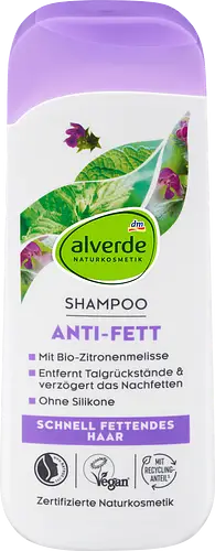 Alverde Naturkosmetik Shampoo Anti Fett