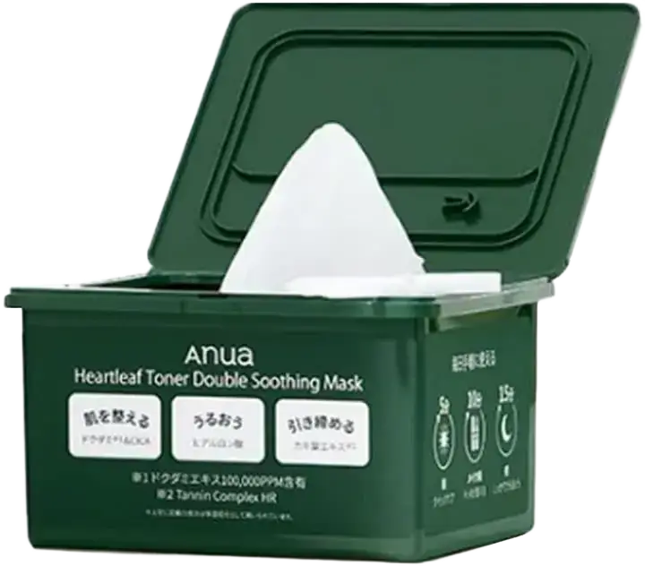 Anua Heartleaf Toner Double Soothing Mask