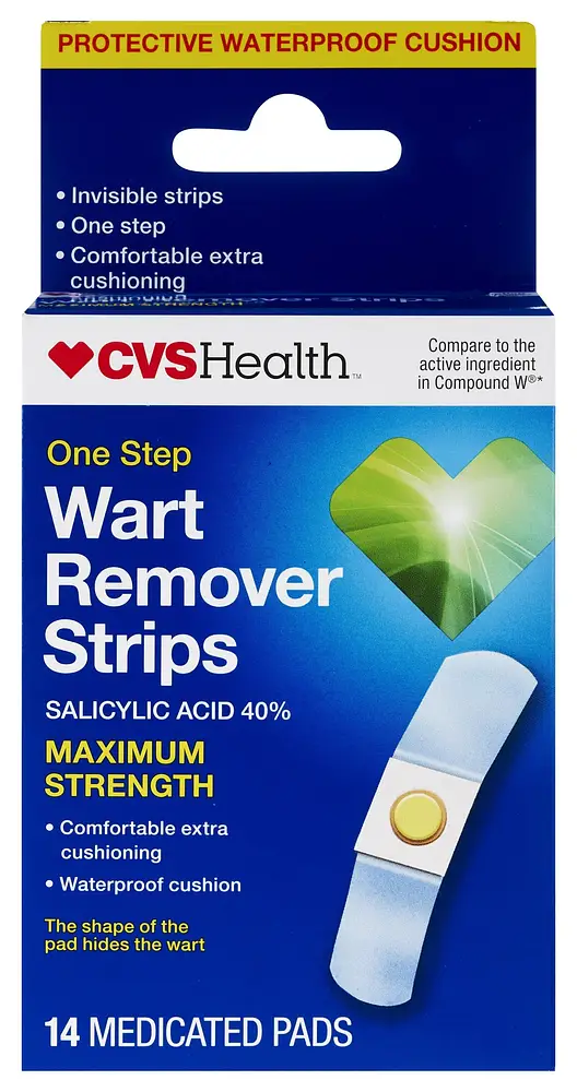 CVS Health One Step Wart Remover Strips