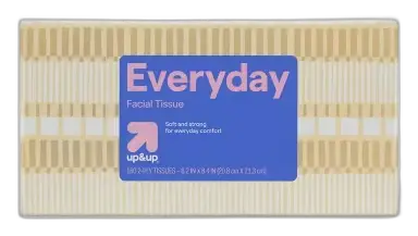 up&up Facial Tissue Rectangle Everyday