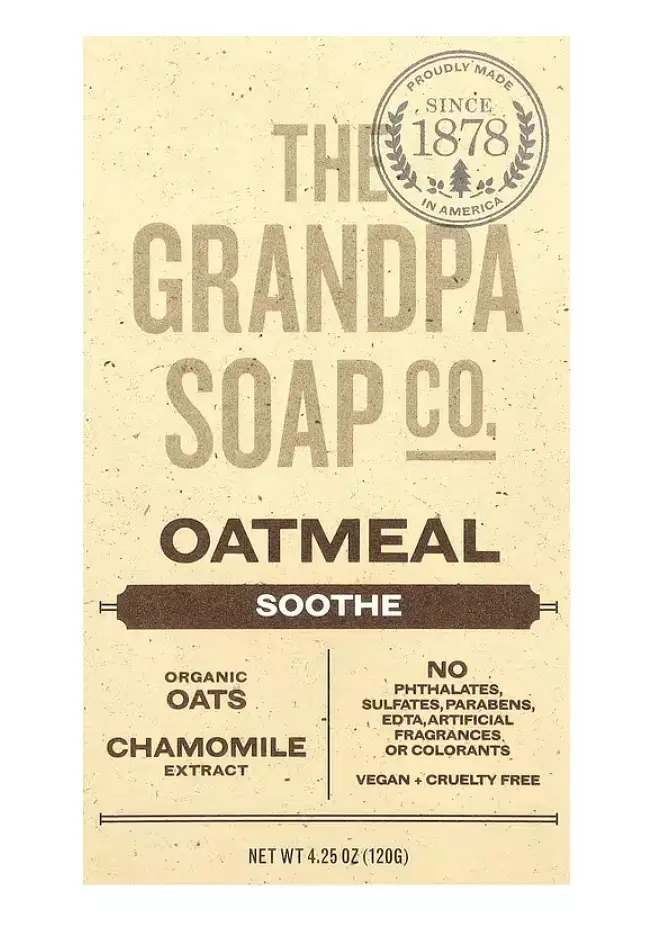 The Grandpa Soap Co. Oatmeal Bar Soap