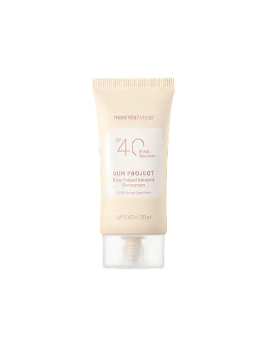 Thank You Farmer Sun Project Rice Tinted Mineral Sunscreen SPF 40