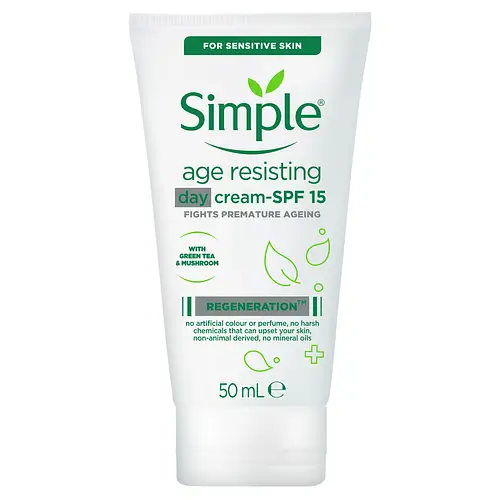 Simple Skincare Age Resisting Day Cream-SPF 15