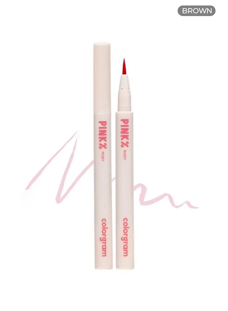 COLORGRAM Shade Re-forming Brush Liner Pink Rosy
