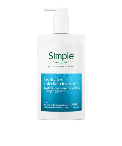 Simple Skincare Hydrate+ Micellar Gel Cleanser