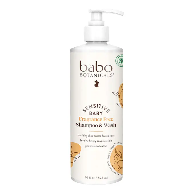 babo botanicals Sensitive Baby Shampoo & Body Wash