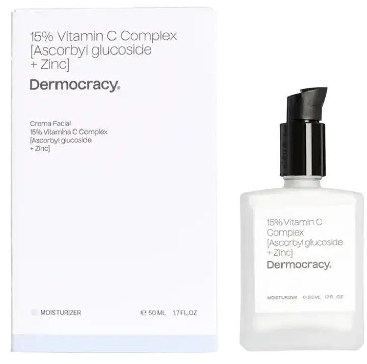 Dermocracy Hidratante 15% Vitamina C Complex (Ascorbyl Glucoside + Zinc)