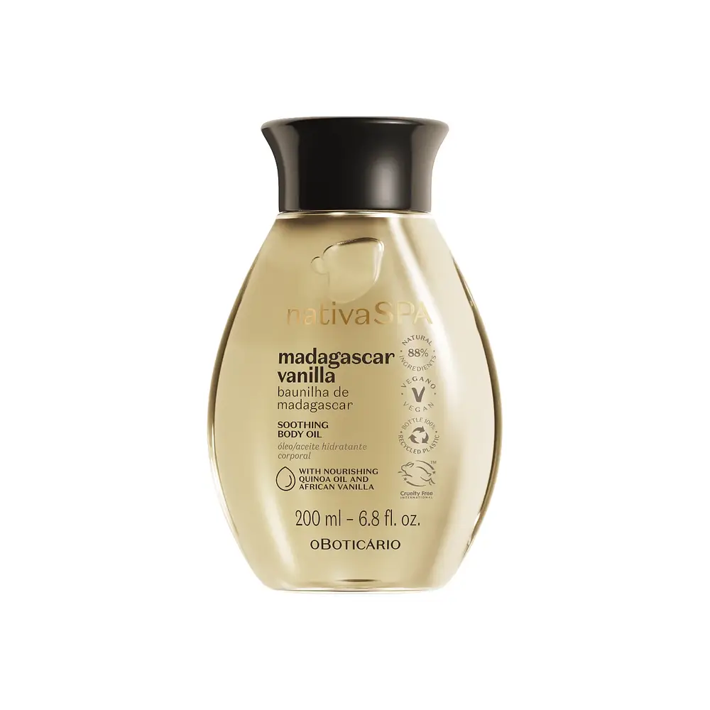 O Boticário Nativa Spa Madagascar Vanilla Soothing Body Oil
