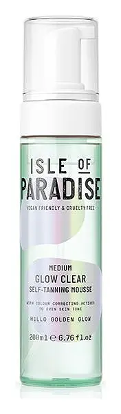 Isle of Paradise Glow Clear Self-Tanning Mousse Medium