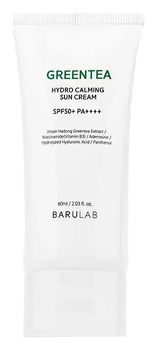 Barulab Green Tea Hydro Calming Sun Cream SPF50+ PA++++