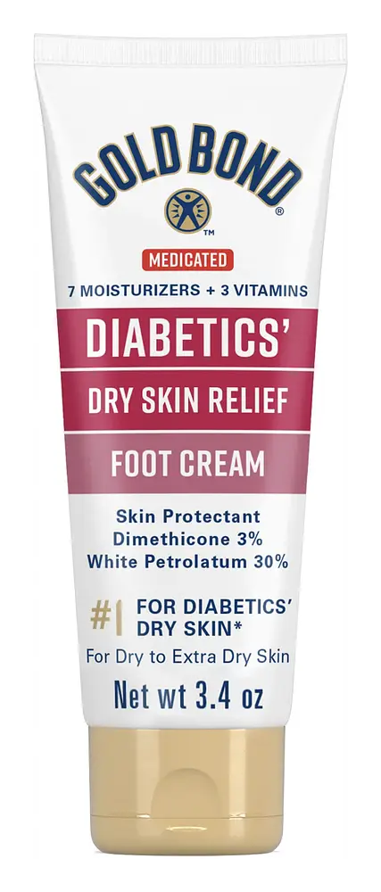 Gold Bond Diabetics' Dry Skin Relief Medicated Foot Cream