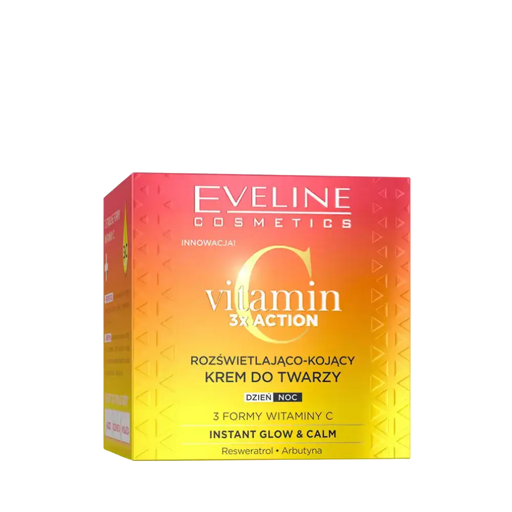 Eveline Vitamin C 3x Action Rozświetlająco-Kojący Krem Do Twarzy