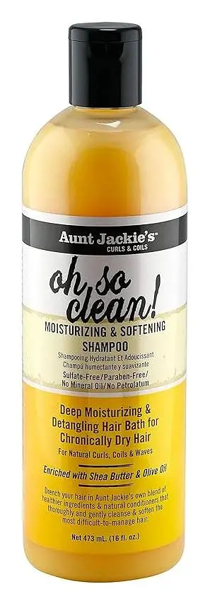 Aunt Jackie's Curls & Coils Oh So Clean Moisturizing And Softening Shampoo