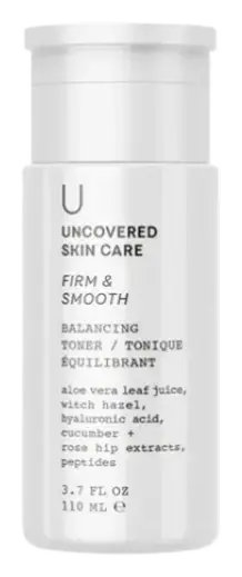 Uncovered Skin Care Firm & Smooth Balancing Toner
