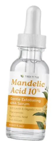 Tree to Tub Mandelic Acid 10% Gentle Exfoliating AHA Serum