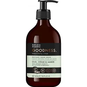 Baylis & Harding Goodness Oud Body Wash with Pump - Cedar and Amber