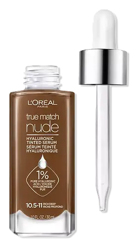 L'Oreal True Match Nude Hyaluronic Tinted Serum 10.5-11 Rich Deep