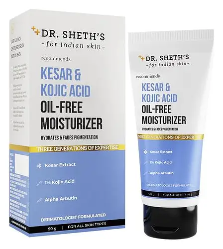 Dr. Sheth's Oil-Free Moisturizer Kesar & Kojic Acid