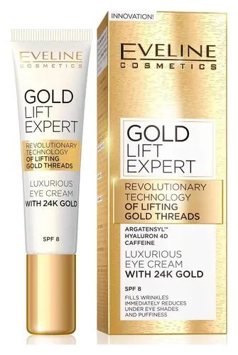 Eveline Gold Lift Expert Luxurious Eye Cream With 24K Gold
