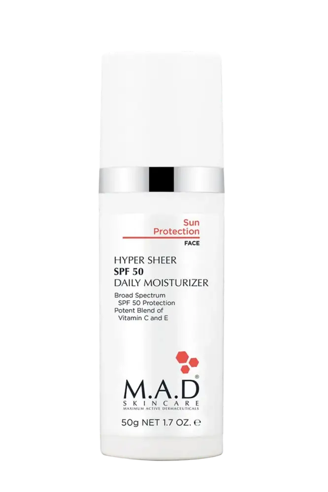 M.A.D Skincare Hyper Sheer SPF 50 Daily Moisturizer