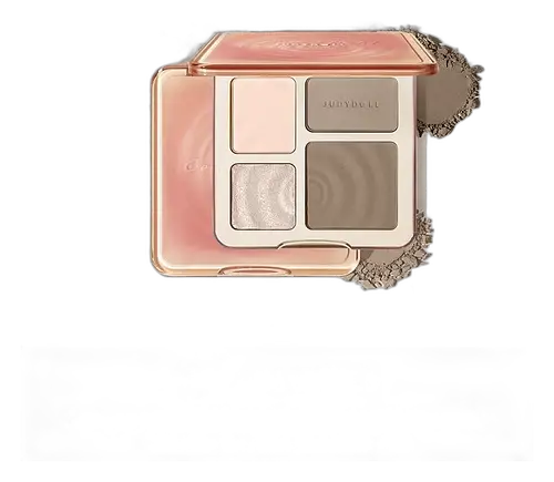 Judydoll 2 In 1 Highlighter Contour Palette #01 Waves