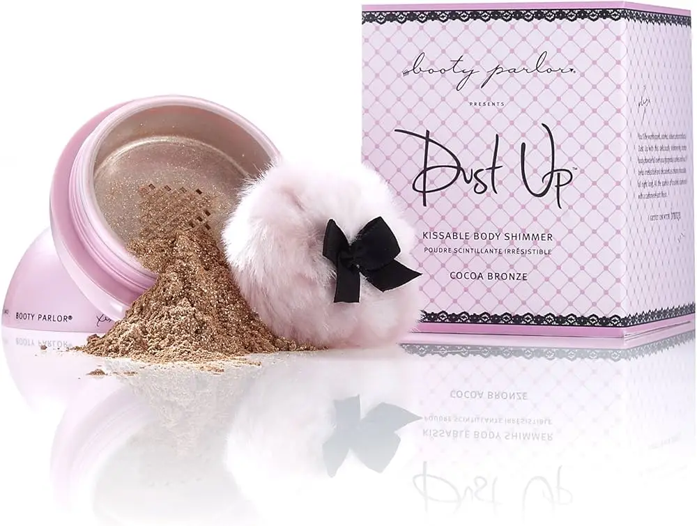 Booty Parlor Dust Up Kissable Body Shimmer Cocoa Bronze