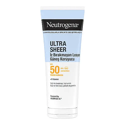 Neutrogena Ultra Sheer Sun Lotion SPF 50 Turkey