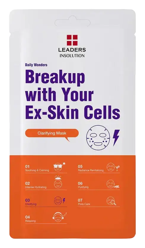 LEADERS Daily Wonders Break Up With Your Ex Skin Cells Mask