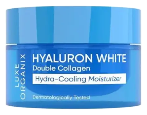 Luxe Organix Hyaluron White Double Collagen Hydra-Cooling Moisturizer