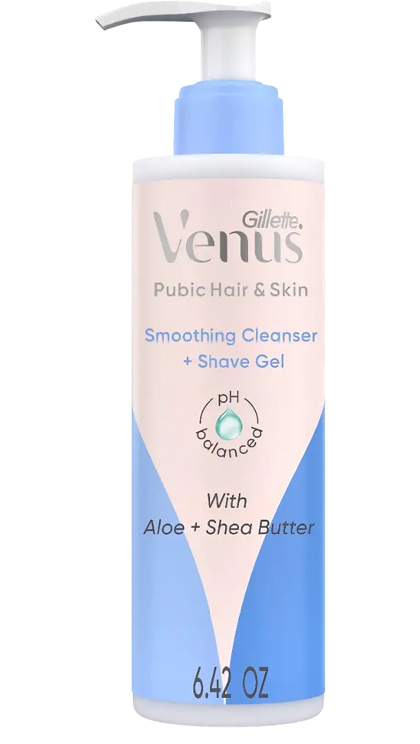 Gillette Venus Pubic Hair & Skin Smoothing Cleanser + Shave Gel