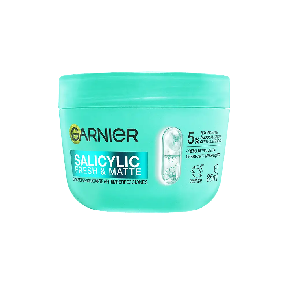 Garnier Salicylic Fresh & Matte Sorbete Hidratante Antiimperfecciones Spain
