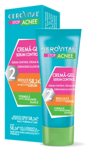 Gerovital Stop Acnee Cremǎ-Gel Sebum Control