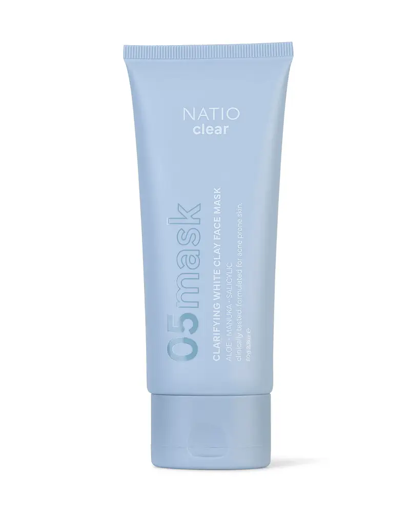 Natio Clarifying White Clay Face Mask