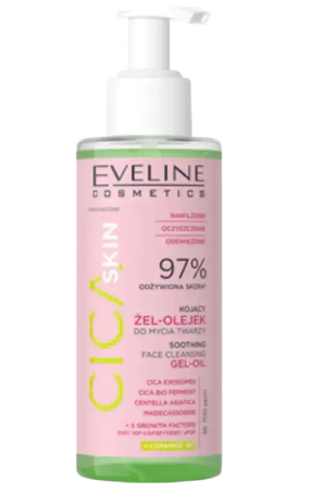 Eveline Cica Skin Soothing Facial Cleansing Gel Oil