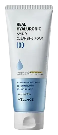 Wellage Real Hyaluronic Amino Cleansing Foam
