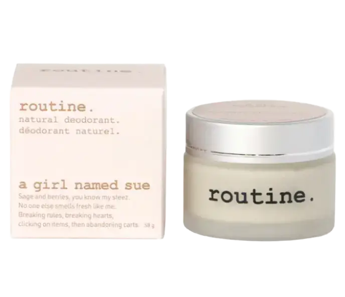 Routine Natural Beauty Natural Deodorant A Girl Named Sue